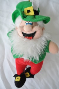Day 19: Getting awesome news from my friend in Ireland - no picture of the event, but a Leprechaun will do!