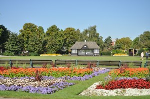 Day 214: A Sunday afternoon trip to play at the park, which happens to be looking rather lovely at the moment