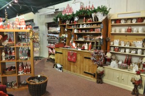 Day 256: The Christmas shop at Amerton Farm - lots of lovely things, and it got my girls all excited about Christmas!