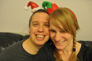 Day 285: The only evening my husband and I are getting to have together this week, thank to work commitments for both of us, so we figured we'd make the most of it and get into the festive spirit :)