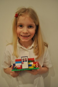 Day 344: Seeing how proud Mimi felt of herself after working hard to build this house (complete with roof garden) out of lego, all by herself.