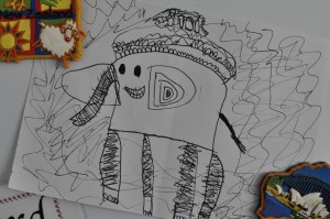 Day 449: This happy, smiley elephant (called Edmund, apparently) currently resides on my fridge and I smile every time I look at it :)