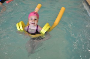 Day 459: None of my girls can swim. Ella has been going with school, but this was her first proper private lesson. Seeing her so much more confident in the water than she was six months ago was wonderful.