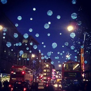 Day 287: I had time for a 5-minute fresh air break between clients, so I headed to Oxford Street and this gorgeous sight greeted me. So pretty!