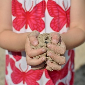 Day 486: A lovely warm and sunny Saturday, so, in the absence of a nearby beach, we headed to Rowley Park and played in the sandpit
