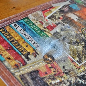 Day 535: A morning spent at the swimming pool = a quiet afternoon finally finishing the 1000 piece jigsaw we bought at the Harry Potter Studio Tour last weekend and have been working on as a family ever since
