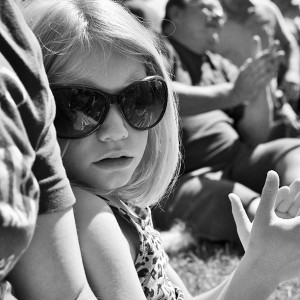Day 479: Shugborough Country Show. A glorious day in the sunshine. We watched a sheep dancing show and ate ice creams. This is Mimi wearing my sunglasses, looking way cooler in them than I do.