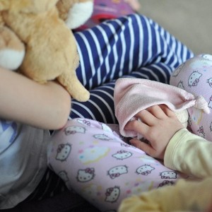 Day 435: Snuggles on the sofa at the end of the day when everyone is calm and quiet are just wonderful