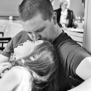 Day 451: Despite my husband really not feeling very well, the six of us (me, my husband, our girls and Sophie) went out for dinner to Pizza Express for Mimi's birthday. Having all of us together was wonderful, and the love the girls have for their Daddy makes me feel so very happy
