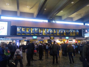 Day 49: People watching at Euston station - I love observing people's interactions (and their outfits!)